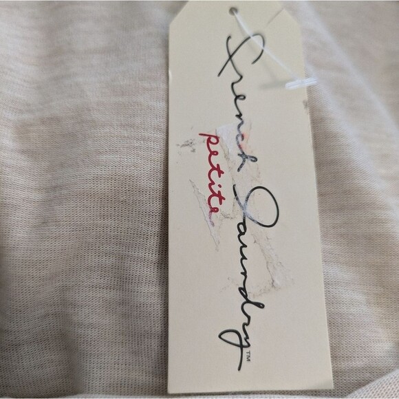 French Laundry Petite Medium Top - Cold Shoulder Satin Sleeves New With Tags - Picture 5 of 10
